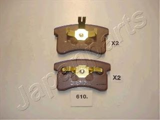 Тормозные колодки JAPANPARTS PA-610AF