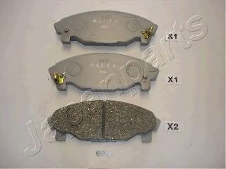 Тормозные колодки JAPANPARTS PA-699AF