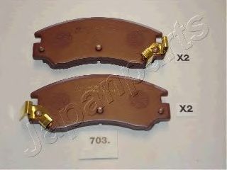 Тормозные колодки JAPANPARTS PA-703AF