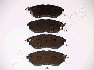 Тормозные колодки JAPANPARTS PA-709AF