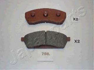 Тормозные колодки JAPANPARTS PA-798AF