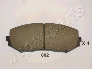 Тормозные колодки JAPANPARTS PA-802AF