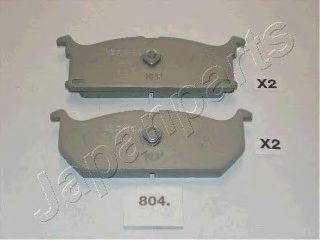 Тормозные колодки JAPANPARTS PA-804AF