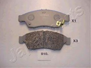 Тормозные колодки JAPANPARTS PA-810AF
