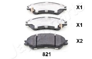 Тормозные колодки JAPANPARTS PA-821AF