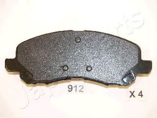 Тормозные колодки JAPANPARTS PA-912AF