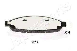 Тормозные колодки JAPANPARTS PA-922AF
