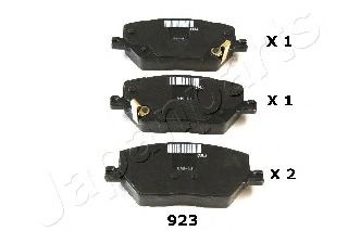Тормозные колодки JAPANPARTS PA-923AF