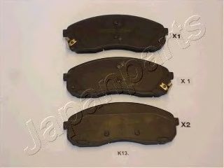 Тормозные колодки JAPANPARTS PA-K13AF