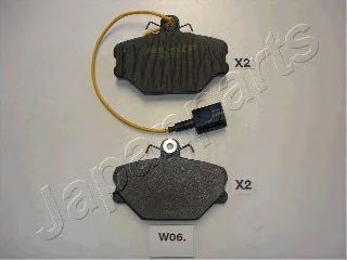Тормозные колодки japanparts PA-W06AF