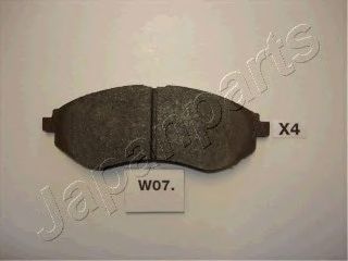 Тормозные колодки JAPANPARTS PA-W07AF