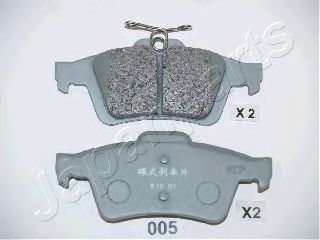 Тормозные колодки JAPANPARTS PP-005AF