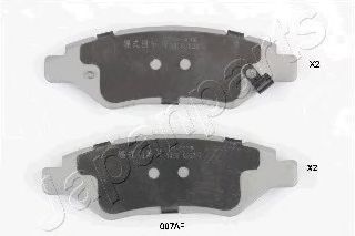 Тормозные колодки JAPANPARTS PP-007AF