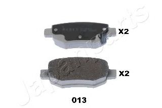 Тормозные колодки JAPANPARTS PP-013AF