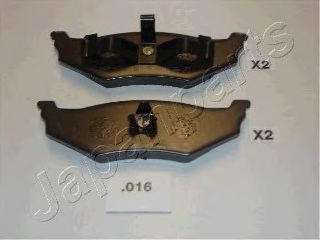 Тормозные колодки JAPANPARTS PP-016AF