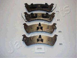 Тормозные колодки JAPANPARTS PP-019AF