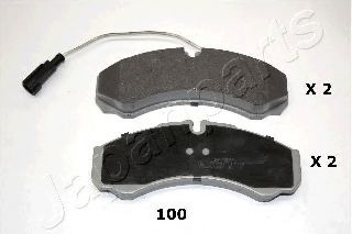 Тормозные колодки JAPANPARTS PP-100AF