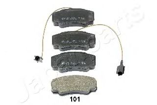 Тормозные колодки JAPANPARTS PP-101AF