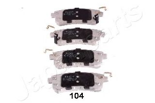 Тормозные колодки JAPANPARTS PP-104AF