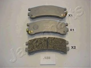 Тормозные колодки JAPANPARTS PP-128AF