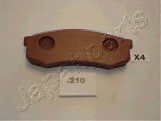 Тормозные колодки JAPANPARTS PP-210AF
