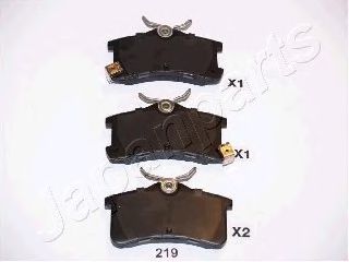 Тормозные колодки JAPANPARTS PP-219AF