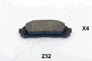 Тормозные колодки JAPANPARTS PP-232AF