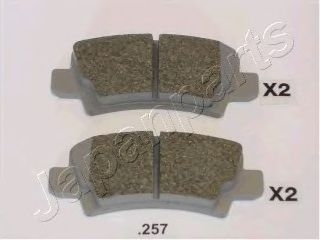 Тормозные колодки JAPANPARTS PP-257AF