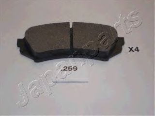 Тормозные колодки JAPANPARTS PP-259AF