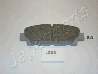 Тормозные колодки JAPANPARTS PP-265AF