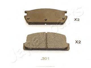 Тормозные колодки JAPANPARTS PP-301AF