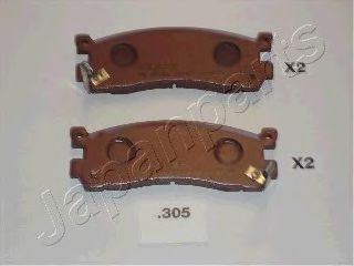 Тормозные колодки JAPANPARTS PP-305AF