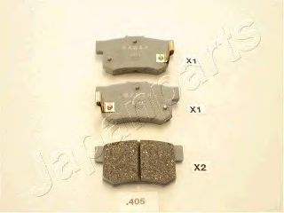 Тормозные колодки JAPANPARTS PP-405AF