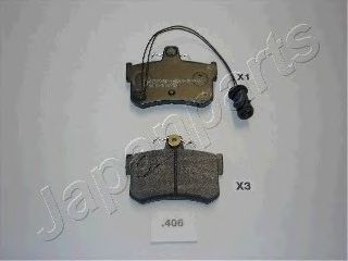 Тормозные колодки JAPANPARTS PP-406AF