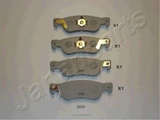 Тормозные колодки JAPANPARTS PP-900AF