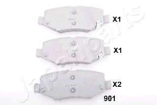 Тормозные колодки JAPANPARTS PP-901AF