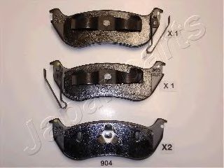 Тормозные колодки JAPANPARTS PP-904AF