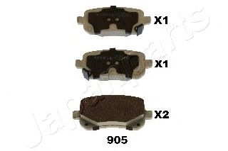 Тормозные колодки JAPANPARTS PP-905AF