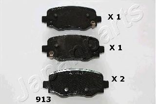 Тормозные колодки JAPANPARTS PP-913AF