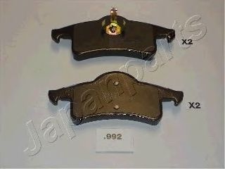 Тормозные колодки JAPANPARTS PP-992AF