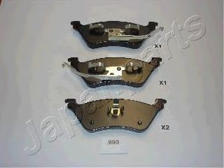 Тормозные колодки JAPANPARTS PP-993AF