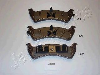 Тормозные колодки JAPANPARTS PP-998AF