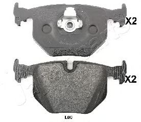 Тормозные колодки JAPANPARTS PP-L00AF