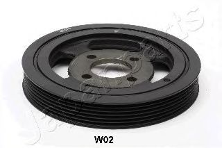 Шкив коленвала JAPANPARTS PU-W02