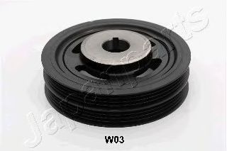 Шкив коленвала JAPANPARTS PU-W03
