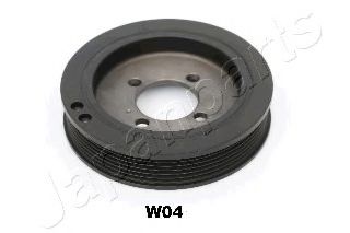Шкив коленвала JAPANPARTS PU-W04