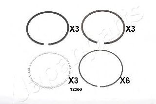 Поршневое кольцо JAPANPARTS RC12300
