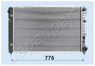 Радиатор охлаждения двигателя JAPANPARTS RDA053108