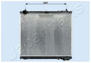 Радиатор охлаждения двигателя JAPANPARTS RDA142007