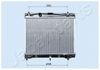 Радиатор охлаждения двигателя JAPANPARTS RDA153011